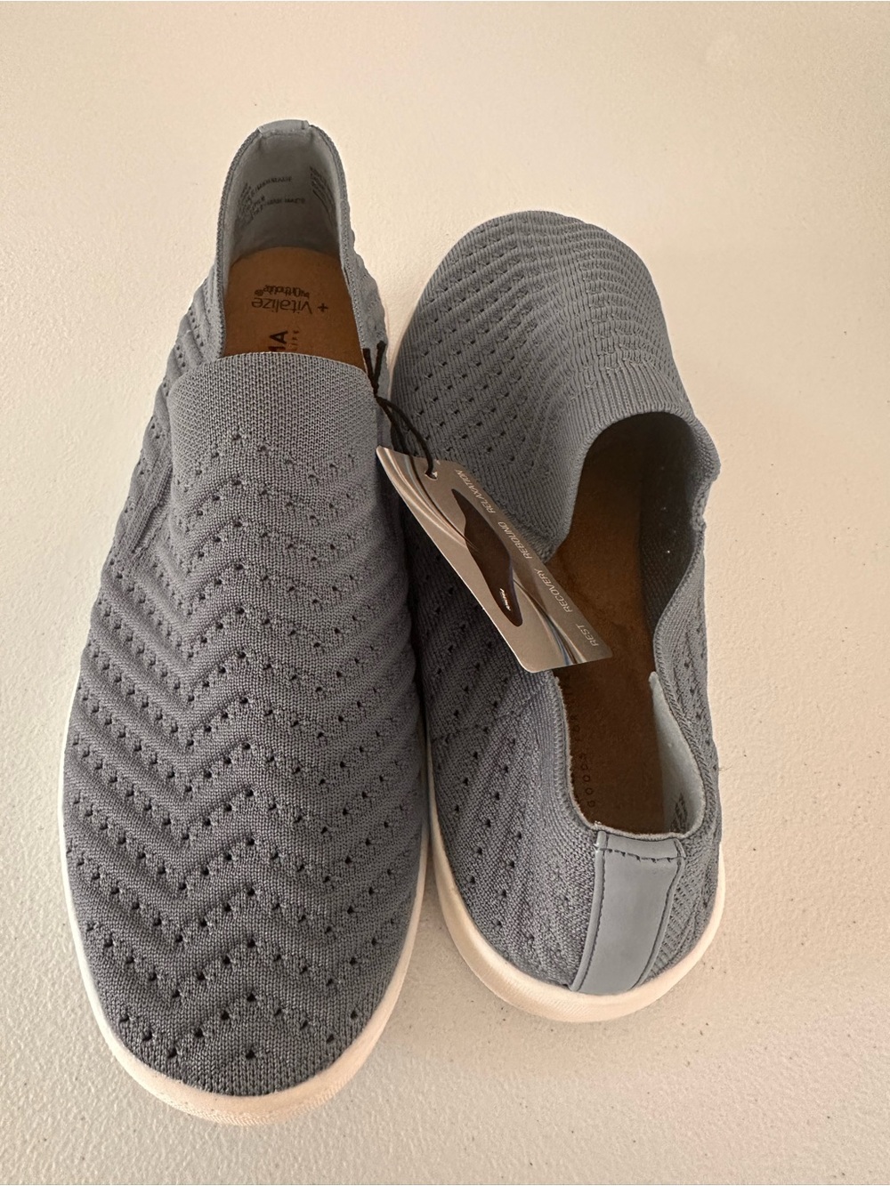 Sonoma Gray Slip-On Knit Sneakers - Picture 6 of 6